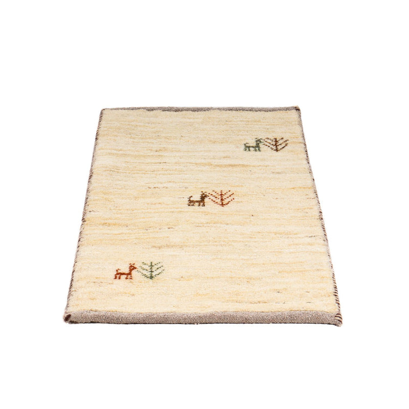 Gabbeh Rug - Loribaft Perser - 60 x 40 cm - beige