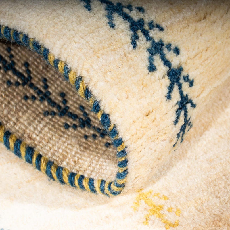 Gabbeh Rug - Loribaft Perser - 87 x 51 cm - beige