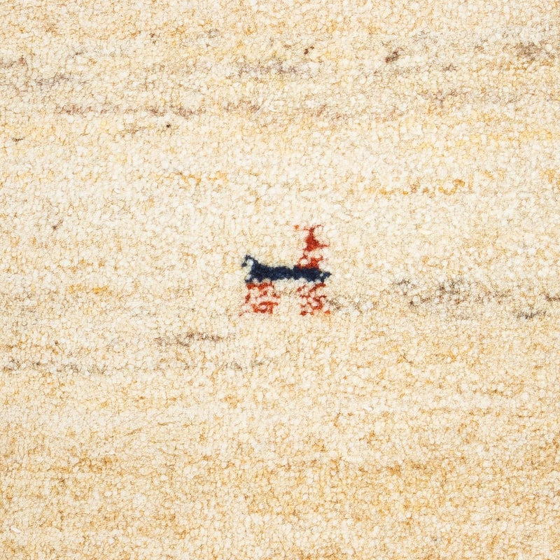 Gabbeh Rug - Loribaft Perser - 60 x 40 cm - beige