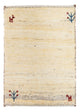 Gabbeh Teppich - Loribaft Perser 60 x 40 cm - beige