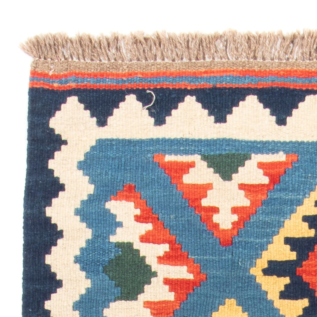 Runner Kelim Rug - Oriental - 204 x 62 cm - blue