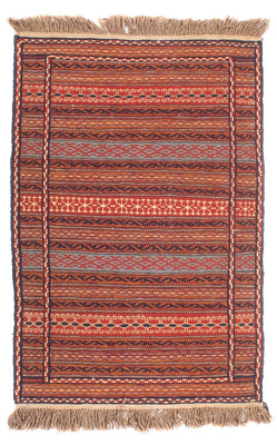 Kelim Rug - Oriental - 120 x 78 cm - multicolored