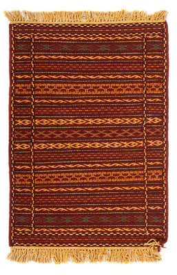 Kelim Rug - Oriental - 90 x 60 cm - multicolored