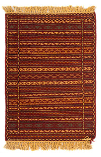 Kelim Rug - Oriental - 90 x 60 cm - multicolored