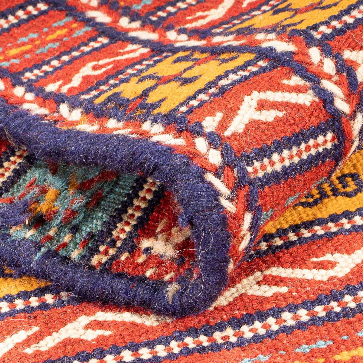 Runner Kelim Rug - Oriental - 200 x 70 cm - multicolored