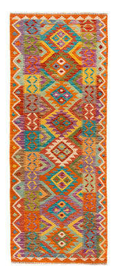 Runner Kelim Rug - Splash - 210 x 83 cm - multicolored