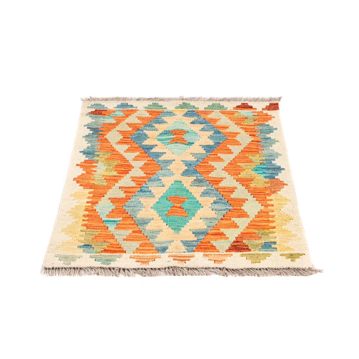 Kelim Rug - Splash - 89 x 63 cm - multicolored