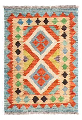 Kelim Rug - Splash - 89 x 63 cm - multicolored