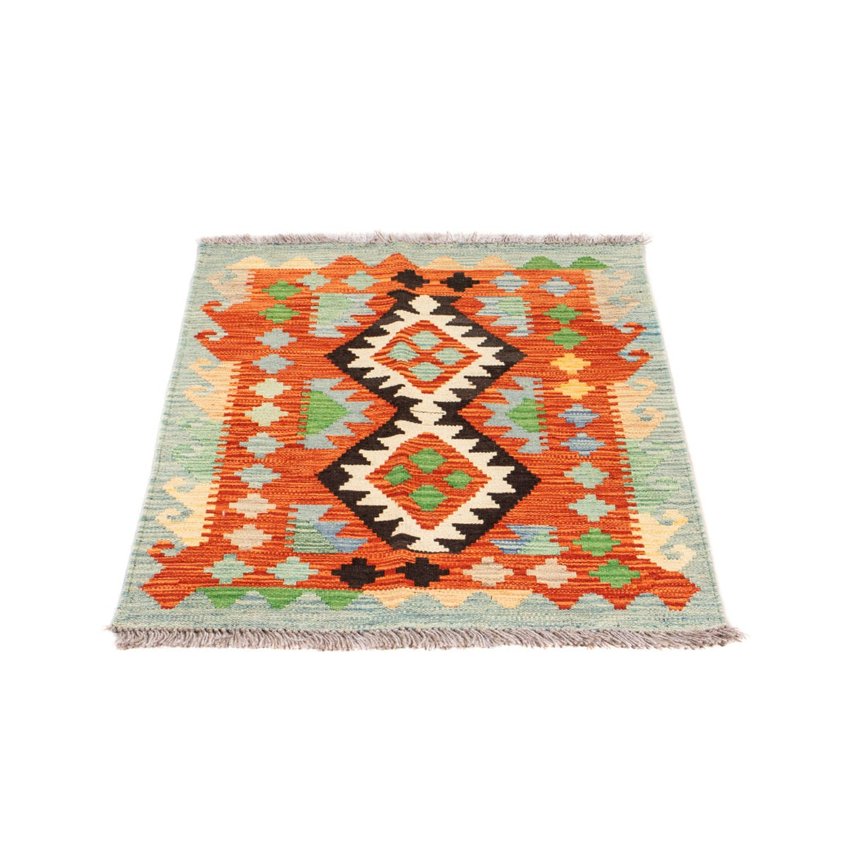 Kelim Rug - Splash - 89 x 63 cm - multicolored