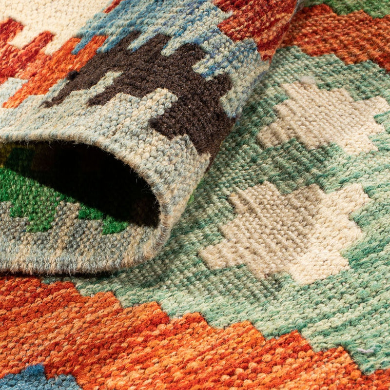 Kelim Rug - Splash - 89 x 63 cm - multicolored