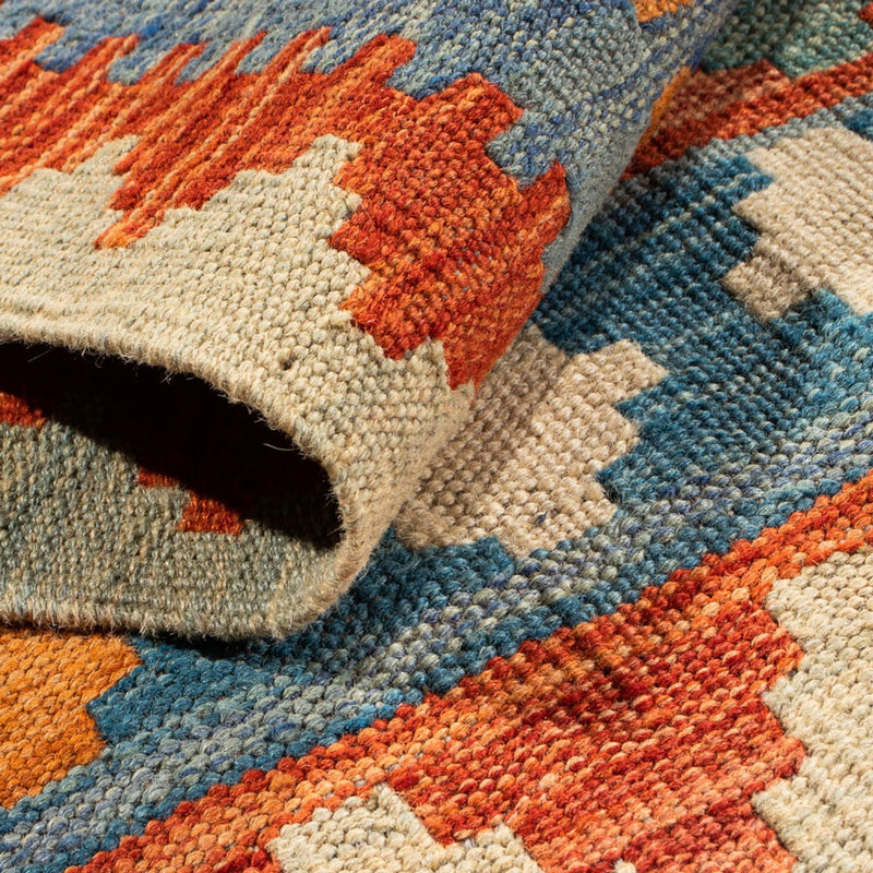 Kelim Rug - Splash - 89 x 63 cm - multicolored