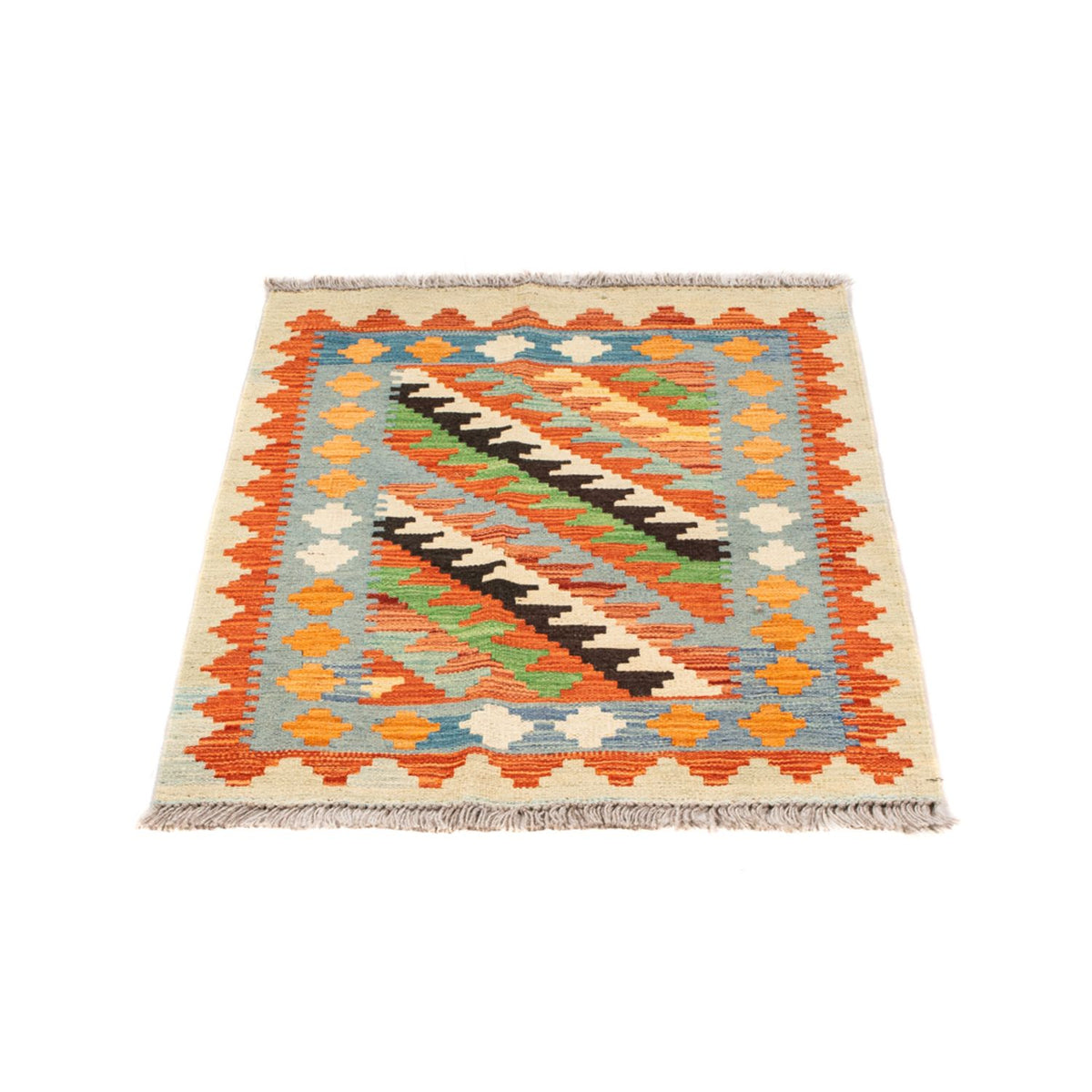 Kelim Rug - Splash - 89 x 63 cm - multicolored