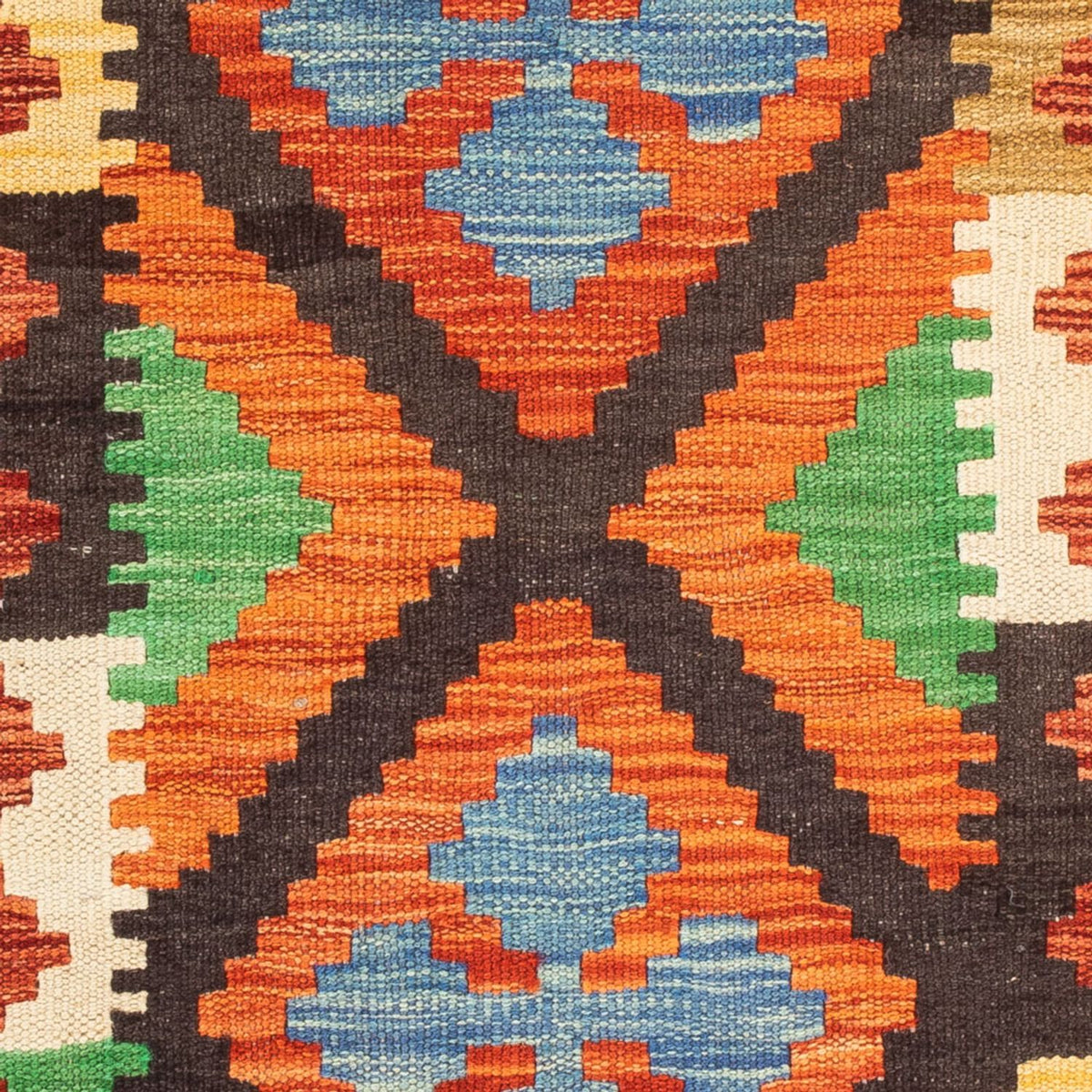 Kelim Rug - Splash - 89 x 63 cm - multicolored