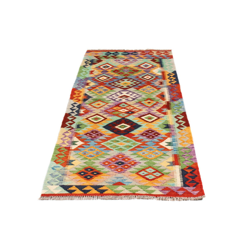 Runner Kelim Rug - Splash - 195 x 75 cm - multicolored
