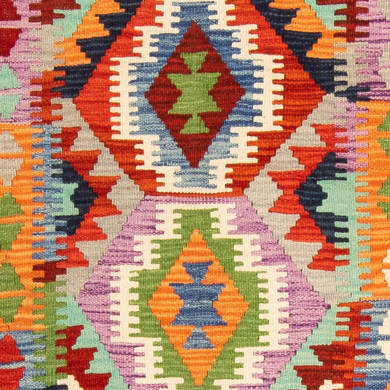 Runner Kelim Rug - Splash - 208 x 86 cm - multicolored