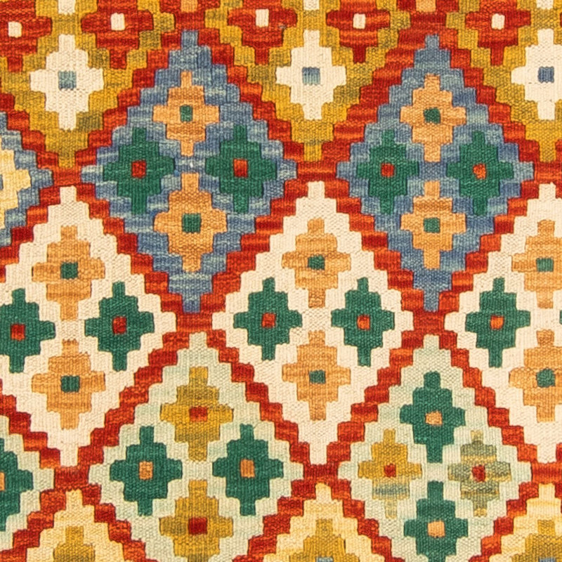 Runner Kelim Rug - Splash - 297 x 80 cm - multicolored