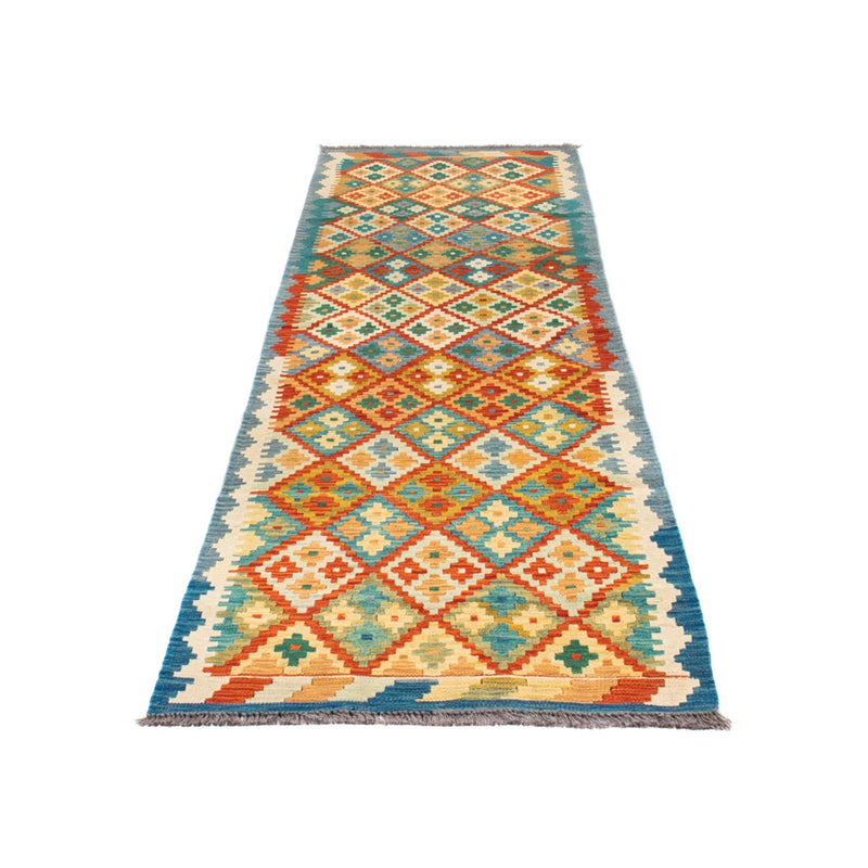 Runner Kelim Rug - Splash - 297 x 80 cm - multicolored