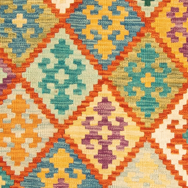 Runner Kelim Rug - Splash - 297 x 86 cm - multicolored