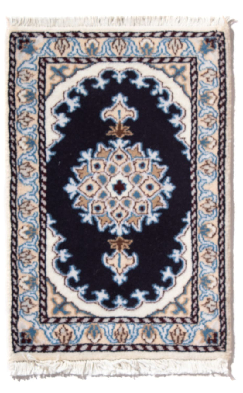 Perser Rug - Nain - 60 x 40 cm - dark blue