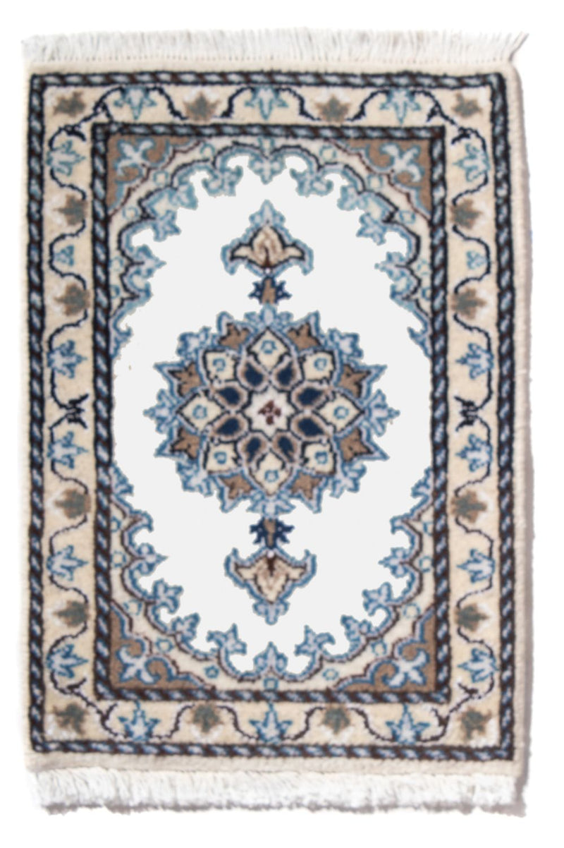 Perser Rug - Nain - 60 x 40 cm - light blue