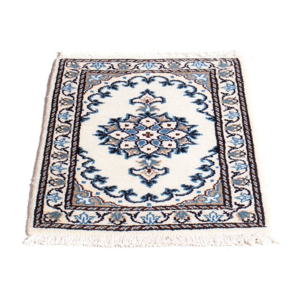 Perser Rug - Nain - 60 x 40 cm - light blue