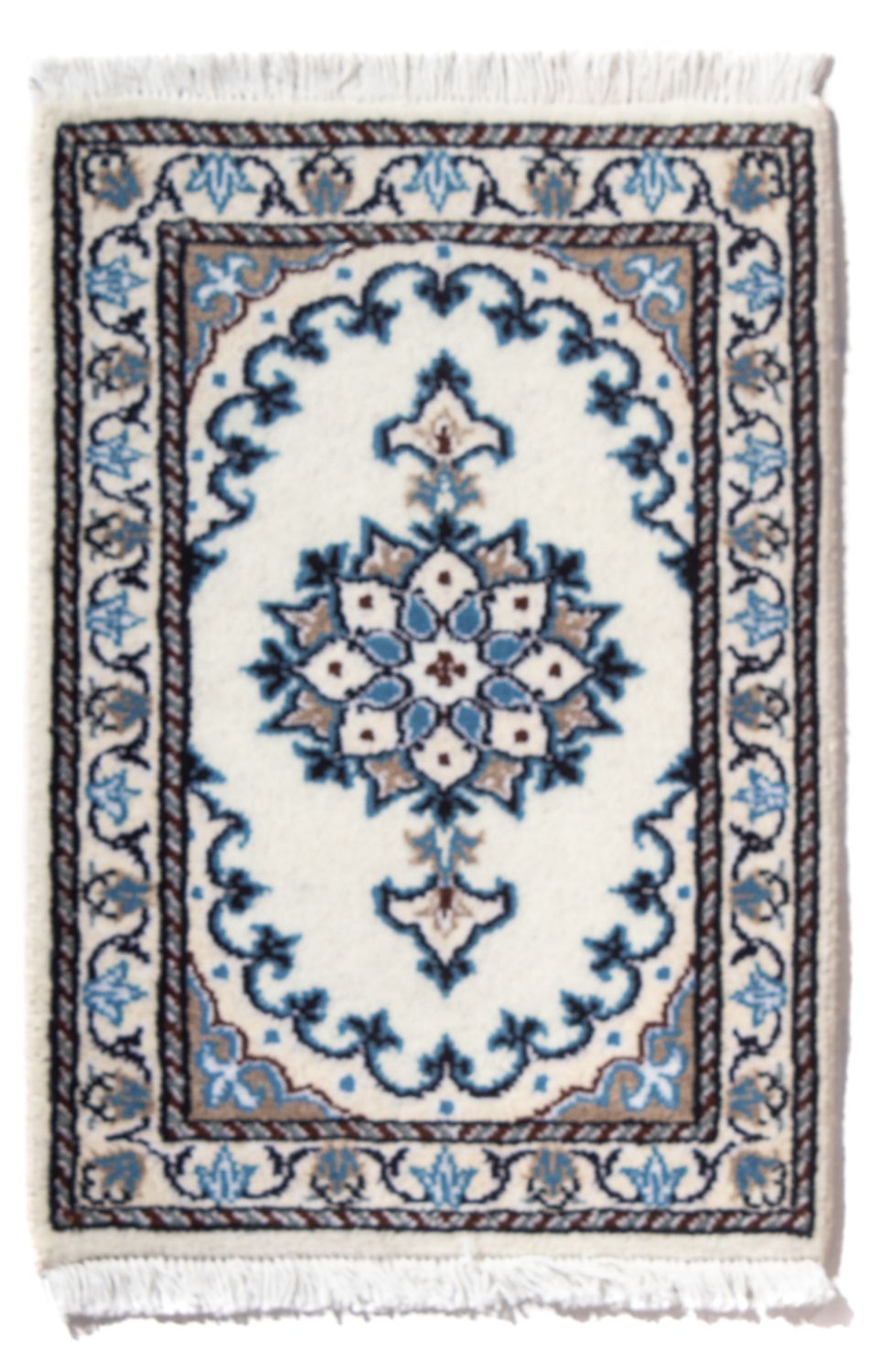 Perser Rug - Nain - 60 x 40 cm - light blue