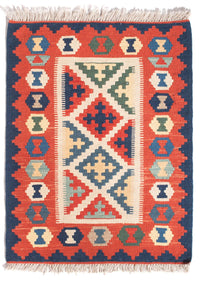 Kelim Rug - Oriental - 94 x 70 cm - multicolored