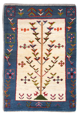 Gabbeh Rug - Perser - 92 x 63 cm - multicolored