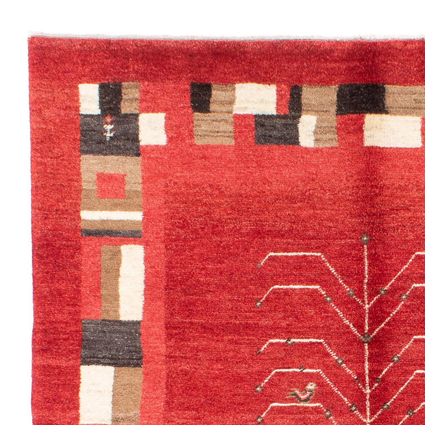 Persian Gabbeh Rug 191x147cm - Perserteppich Wollteppich