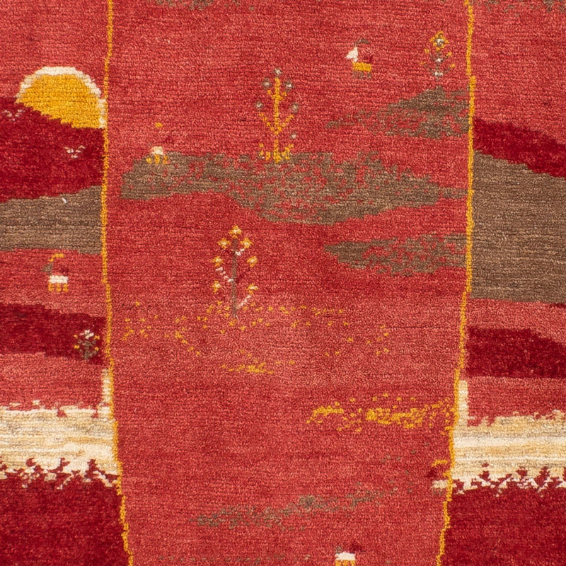 Runner Gabbeh Rug - Perser - 205 x 74 cm - red