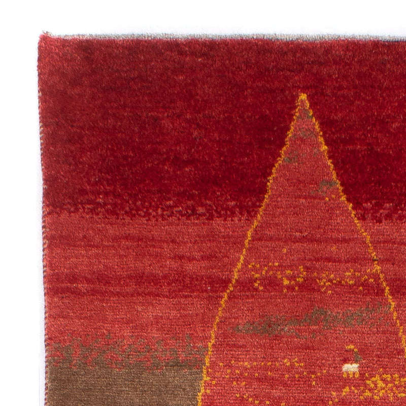 Runner Gabbeh Rug - Perser - 205 x 74 cm - red