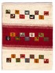 Persian Gabbeh Rug 90x66cm - Perserteppich Wollteppich