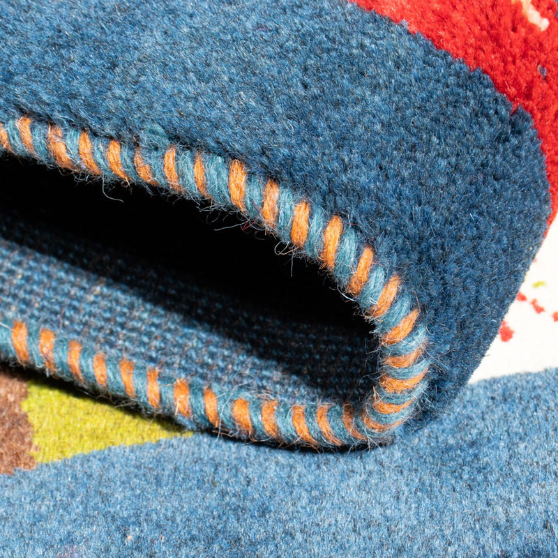 Persian Gabbeh Rug 90x62cm - Perserteppich Wollteppich