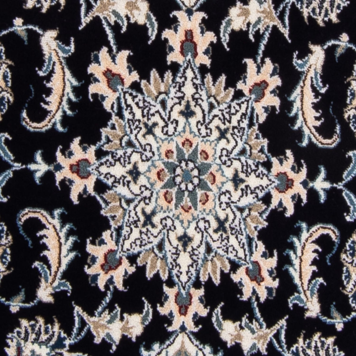 Runner Perser Rug - Nain - 374 x 77 cm - dark blue