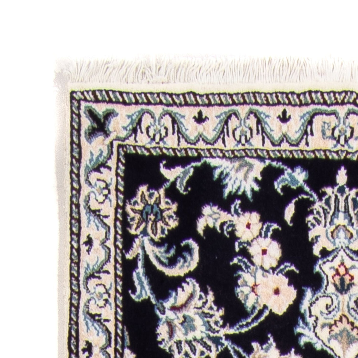 Runner Perser Rug - Nain - 374 x 77 cm - dark blue