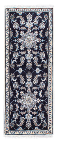 Runner Perser Rug - Nain - 196 x 76 cm - dark blue
