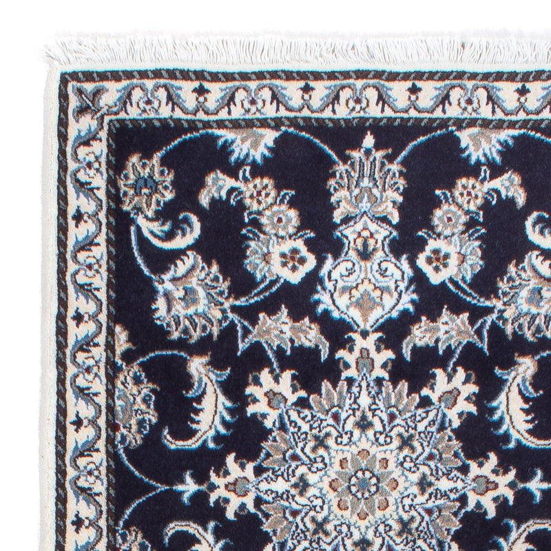 Runner Perser Rug - Nain - 196 x 76 cm - dark blue