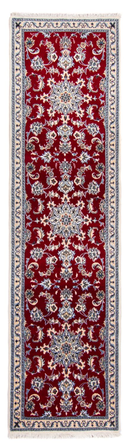 Runner Perser Rug - Nain - 296 x 81 cm - red