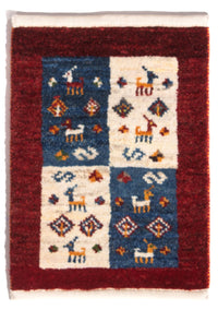 Gabbeh Rug - Perser - 60 x 40 cm - multicolored