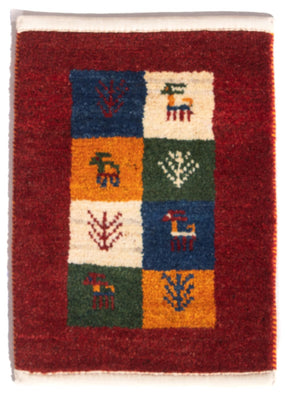 Gabbeh Rug - Perser - 60 x 40 cm - multicolored