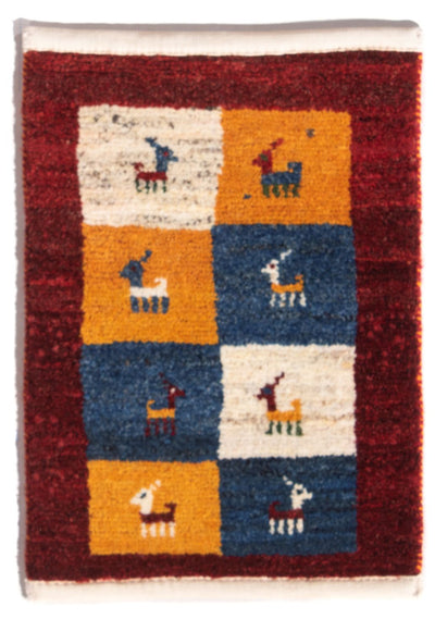 Persian Gabbeh Rug 40x60cm - Perserteppich Wollteppich