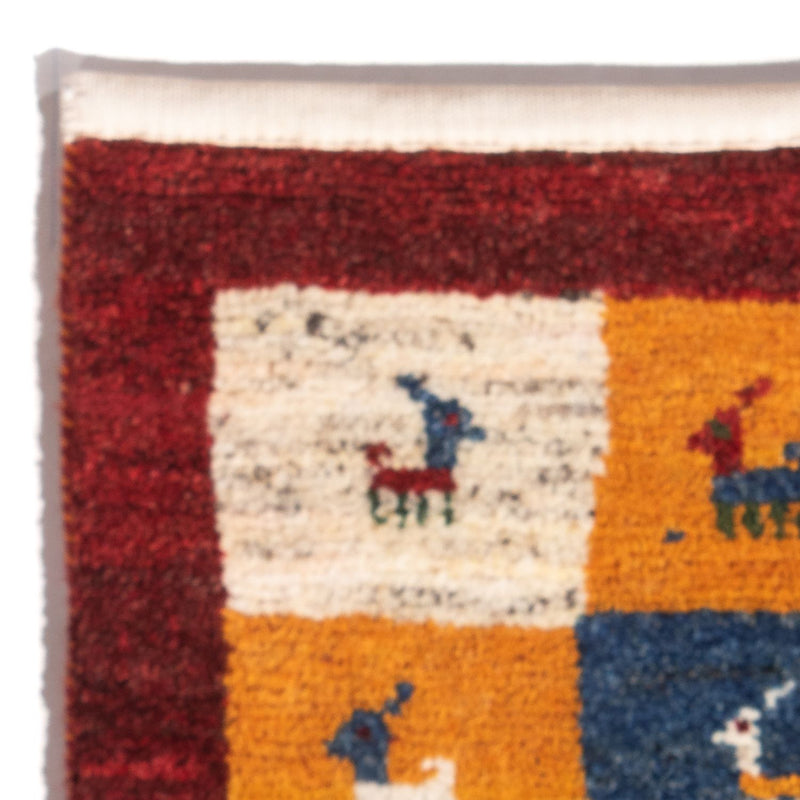 Gabbeh Persisch Teppich 60x40cm - Perserteppich Wollteppich