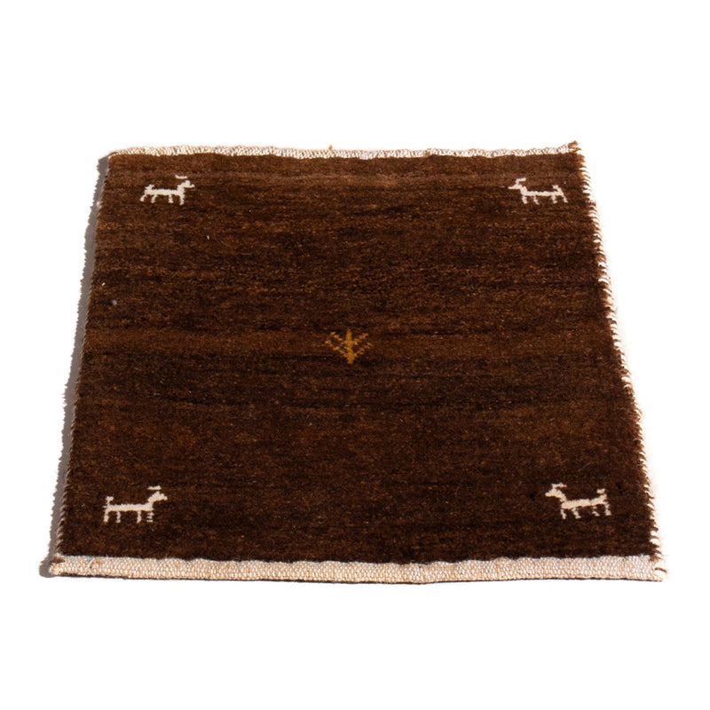 Gabbeh Rug - Perser - 60 x 40 cm - dark camel