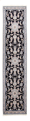 Runner Perser Rug - Nain - 297 x 79 cm - dark blue