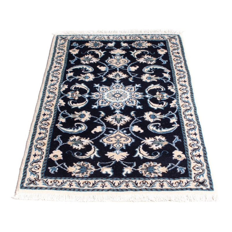 Perser Rug - Nain - 136 x 68 cm - dark blue