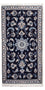 Perser Rug - Nain - 135 x 69 cm - dark blue