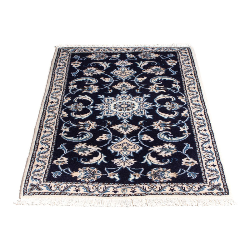 Perser Rug - Nain - 135 x 69 cm - dark blue