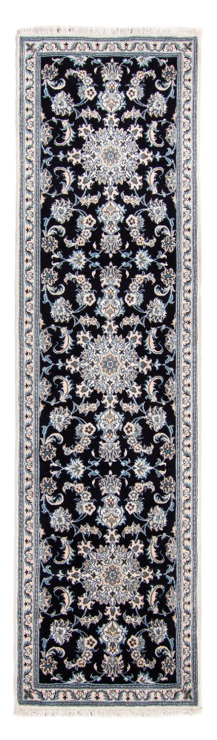 Runner Perser Rug - Nain - 287 x 79 cm - dark blue