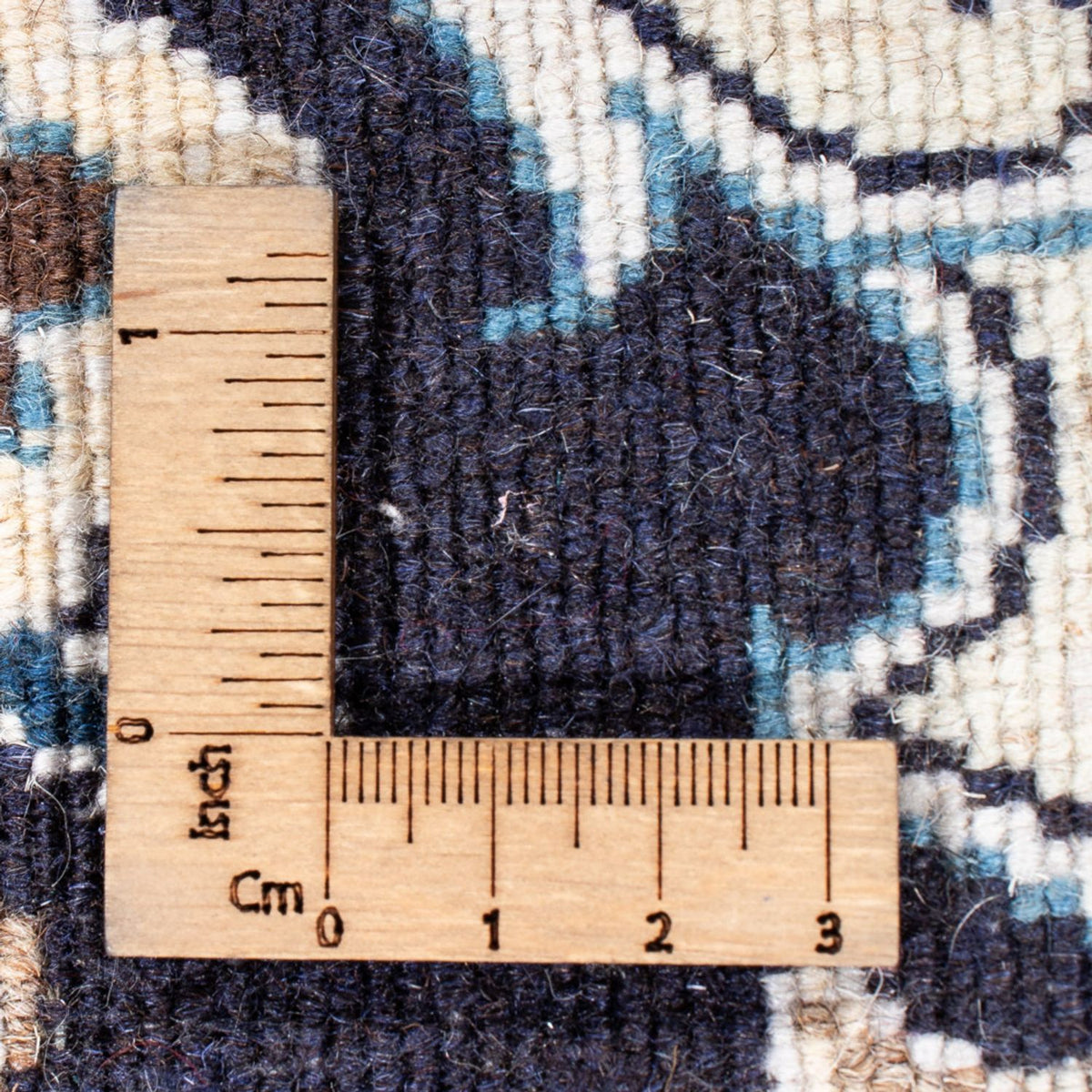 Runner Perser Rug - Nain - 200 x 79 cm - dark blue