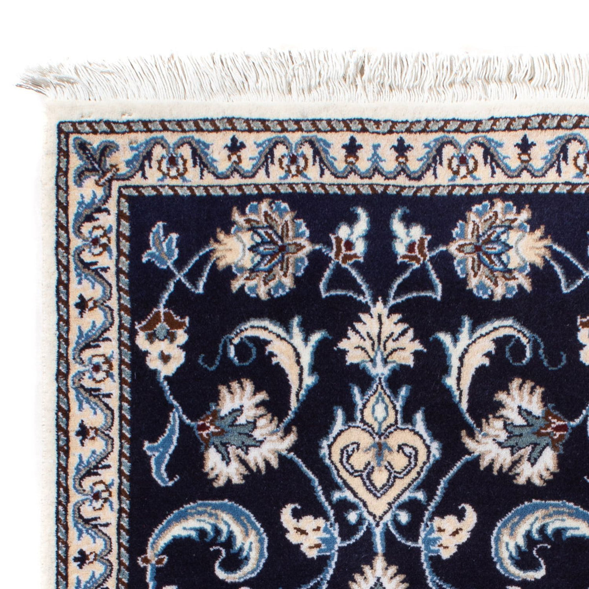 Perser Rug - Nain - 140 x 68 cm - dark blue